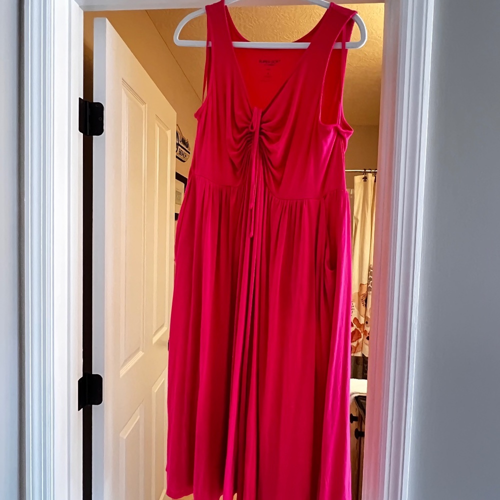 Hot pink dress from Torrid